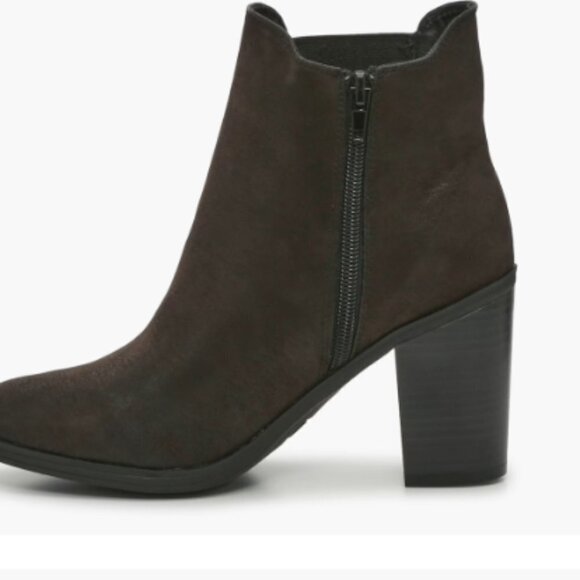 Mia Sunset Western Boots Heel Ankle Booties Black Size 10 - Picture 6 of 16